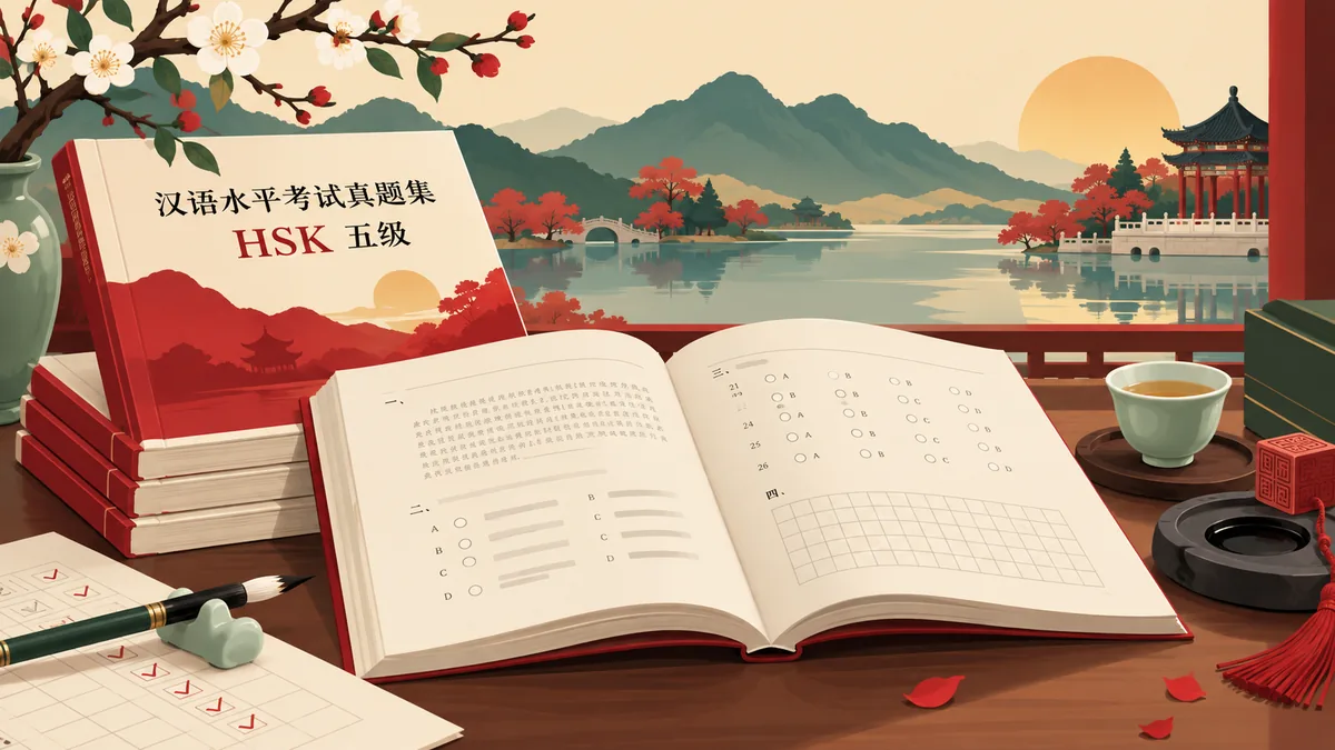 Tải Bộ đề thi thật HSK5 năm 2018 汉语水平考试真题集 HSK 五级 (汉语水平考试真题集) - Bản Số Hóa & Tải PDF Miễn Phí - FoxHSK