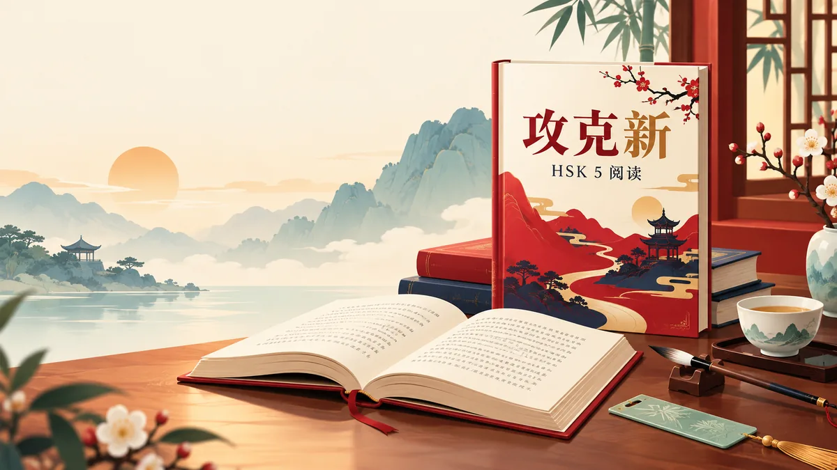 Tải sách chinh phục đọc hiểu HSK5 攻克新 HSK5 级阅读 (攻克新) - Bản Số Hóa & Tải PDF Miễn Phí - FoxHSK