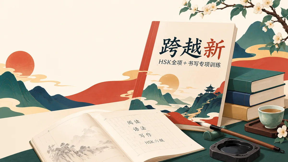Tải sách chinh phục đọc viết HSK6 跨越新HSK全项+书写专项训练 (跨越新) - Bản Số Hóa & Tải PDF Miễn Phí - FoxHSK