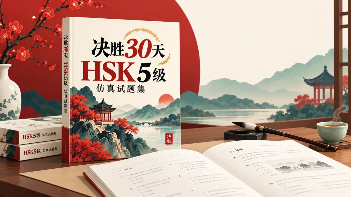 Tải Sách Luyện thi HSK 5 决胜30天HSK5级仿真试题集 (决胜) - Bản Số Hóa & Tải PDF Miễn Phí - FoxHSK