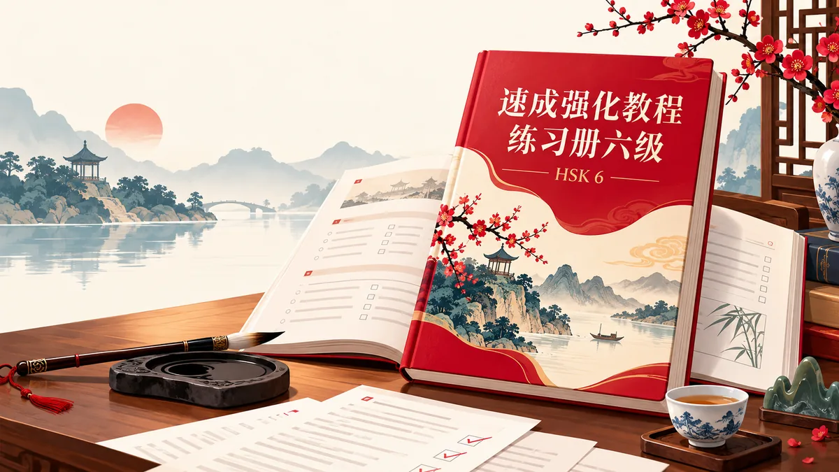 Tải sách luyện thi HSK6 chuyên sâu – cấp tốc HSK 速成强化教程练习册六级 (速成强化教程练习册六级) - Bản Số Hóa & Tải PDF Miễn Phí - FoxHSK