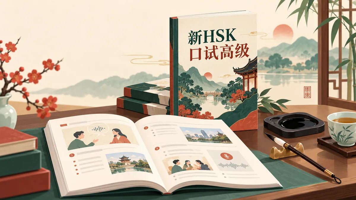Tải sách luyện thi HSKK cao cấp 新HSK汉语水平考试口试高级全真模拟试卷 - Bản Số Hóa & Tải PDF Miễn Phí - FoxHSK