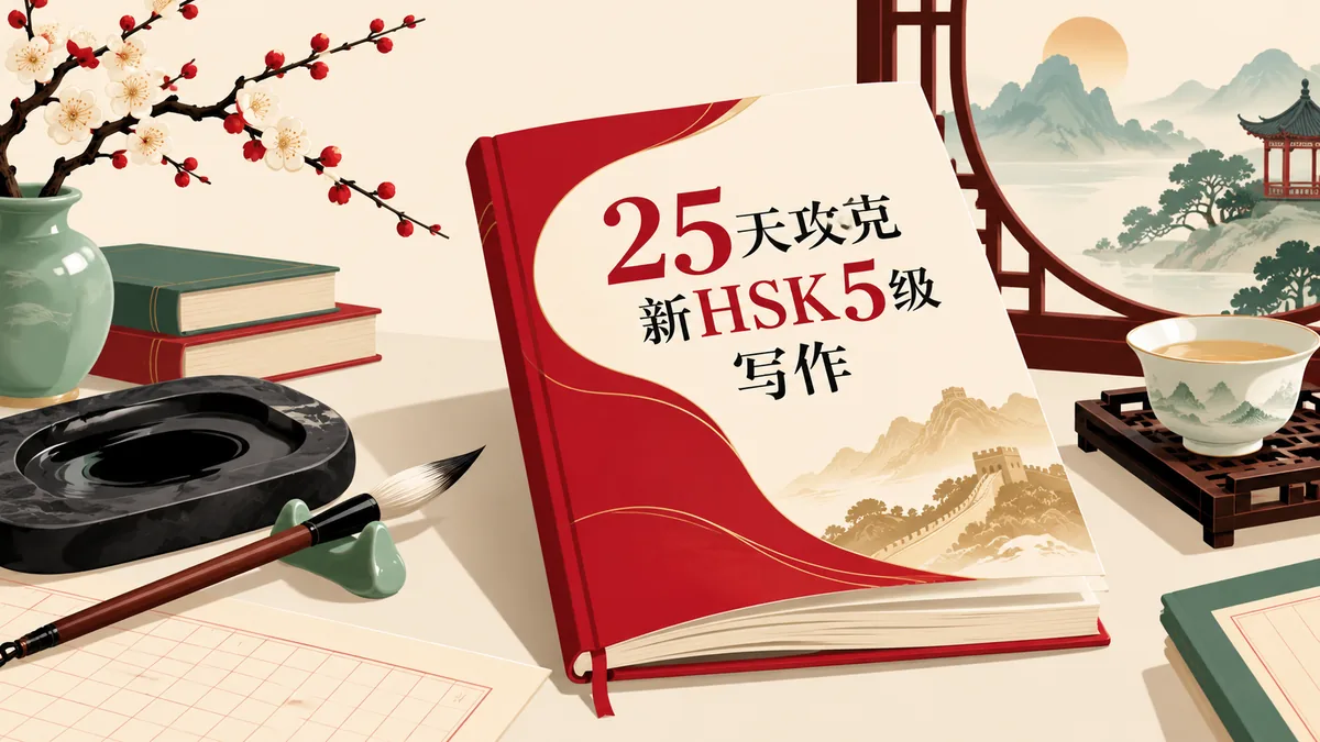 Tải sách luyện viết HSK5 25 天攻克新 HSK5 级写作 (天攻克新) - Bản Số Hóa & Tải PDF Miễn Phí - FoxHSK