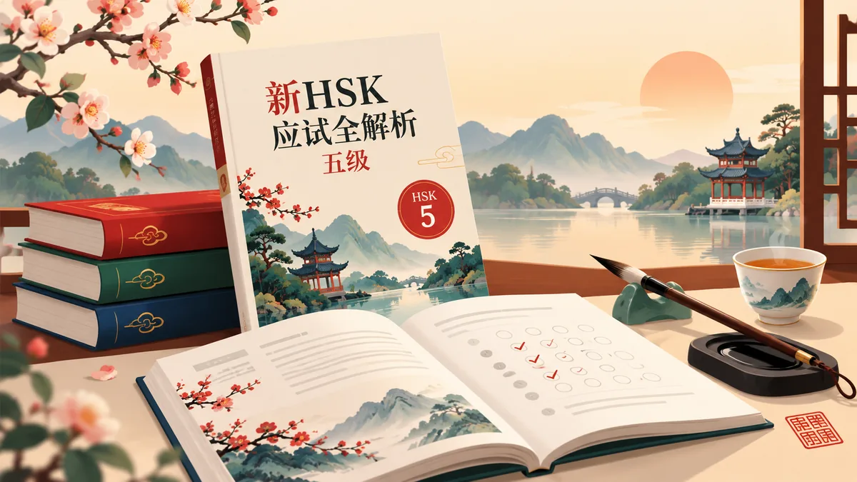 Tải sách phân tích đầy đủ đề thi HSK5 新HSK应试全解析五级 - Bản Số Hóa & Tải PDF Miễn Phí - FoxHSK