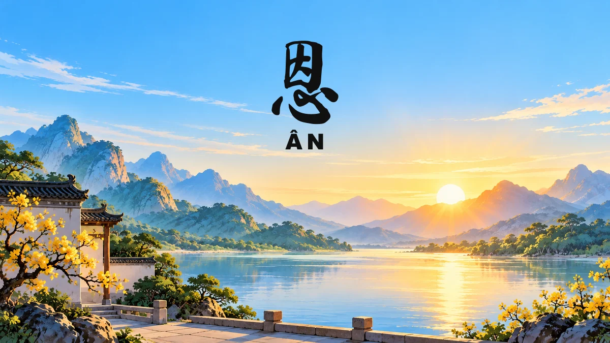 Tên ÂN Trong Tiếng Trung Là Gì? Ý Nghĩa Tên Ân, Điển Tích & Những Nhân Vật Nổi Tiếng Nhất - FoxHSK