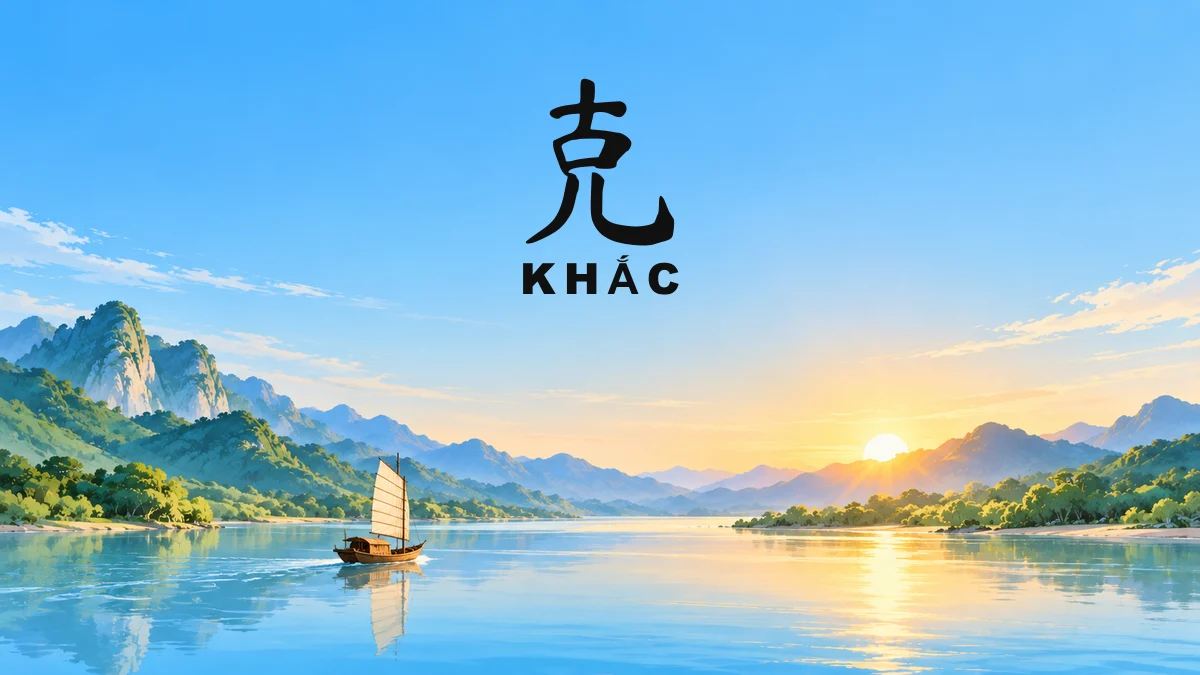 Tên Đệm KHẮC Trong Tiếng Trung Là Gì? Ý Nghĩa Chữ Khắc, Tự Nguyên Chữ Hán & Cách Đặt Tên Đệm Hay Nhất - FoxHSK