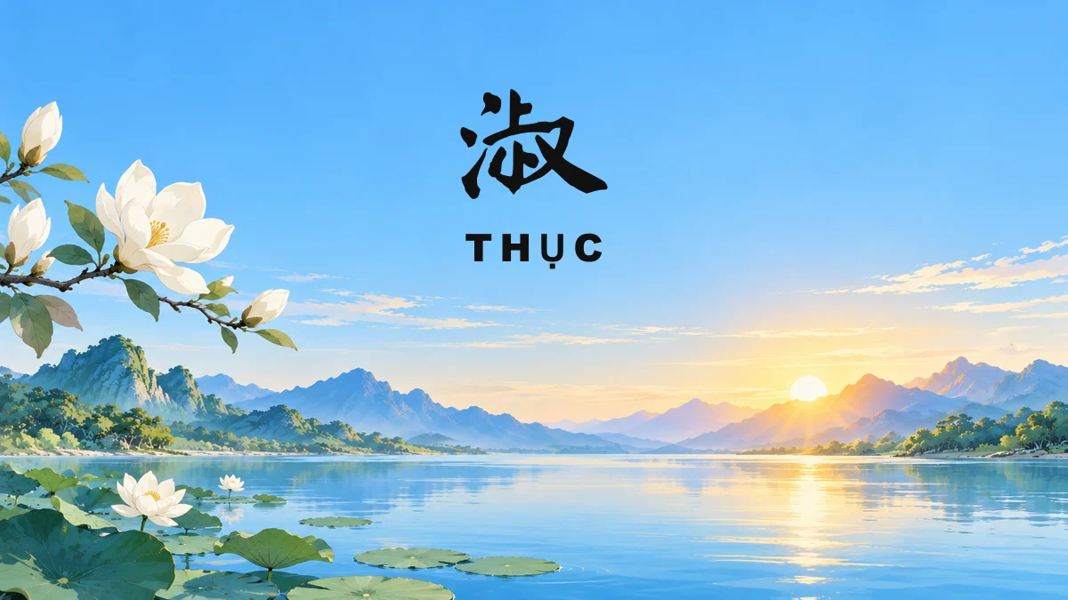 Tên Đệm THỤC Trong Tiếng Trung Là Gì? Ý Nghĩa Chữ Thục, Tự Nguyên Chữ Hán & Cách Đặt Tên Đệm Hay Nhất - FoxHSK