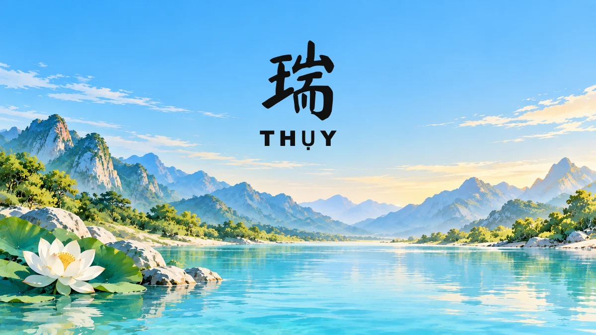 Tên Đệm THỤY Trong Tiếng Trung Là Gì? Ý Nghĩa Chữ Thụy, Tự Nguyên Chữ Hán & Cách Đặt Tên Đệm Hay Nhất - FoxHSK