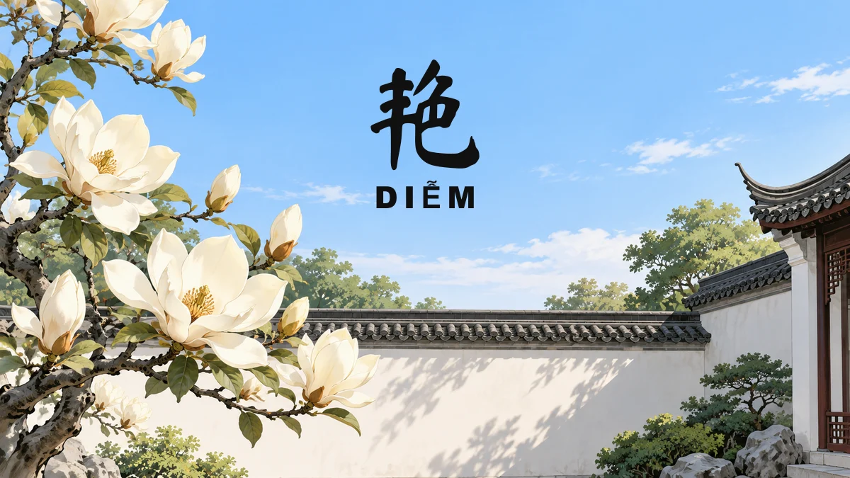 Tên DIỄM Trong Tiếng Trung Là Gì? Ý Nghĩa Tên Diễm, Điển Tích & Những Nhân Vật Nổi Tiếng Nhất - FoxHSK