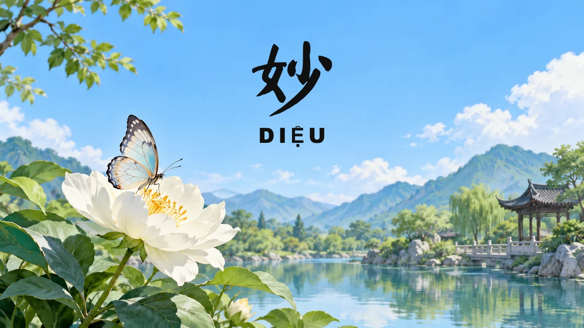 Tên DIỆU Trong Tiếng Trung Là Gì? Ý Nghĩa Tên Diệu, Điển Tích & Những Nhân Vật Nổi Tiếng Nhất - FoxHSK