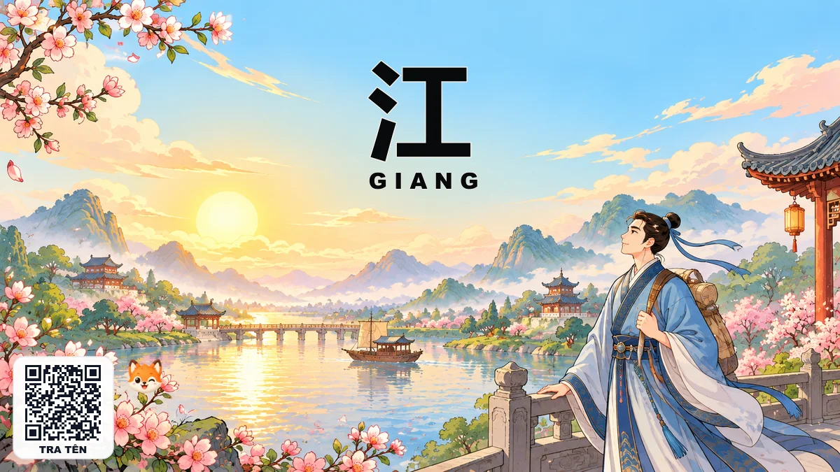 Tên GIANG Trong Tiếng Trung Là Gì? Ý Nghĩa Tên Giang, Điển Tích & Những Nhân Vật Nổi Tiếng Nhất | FoxHSK