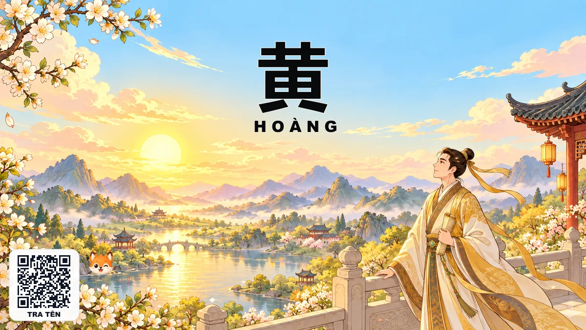 Tên HOÀNG Trong Tiếng Trung Là Gì? Ý Nghĩa Tên Hoàng, Điển Tích & Những Nhân Vật Nổi Tiếng Nhất | FoxHSK