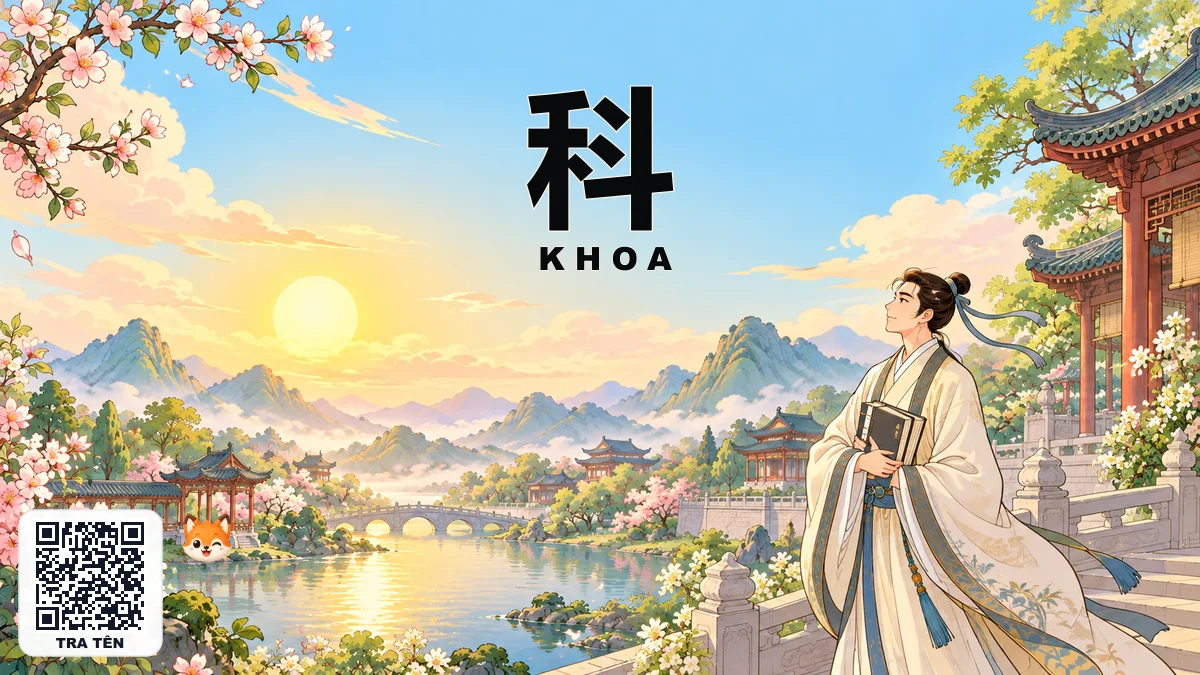Tên KHOA Trong Tiếng Trung Là Gì? Ý Nghĩa Tên Khoa, Điển Tích & Những Nhân Vật Nổi Tiếng Nhất | FoxHSK