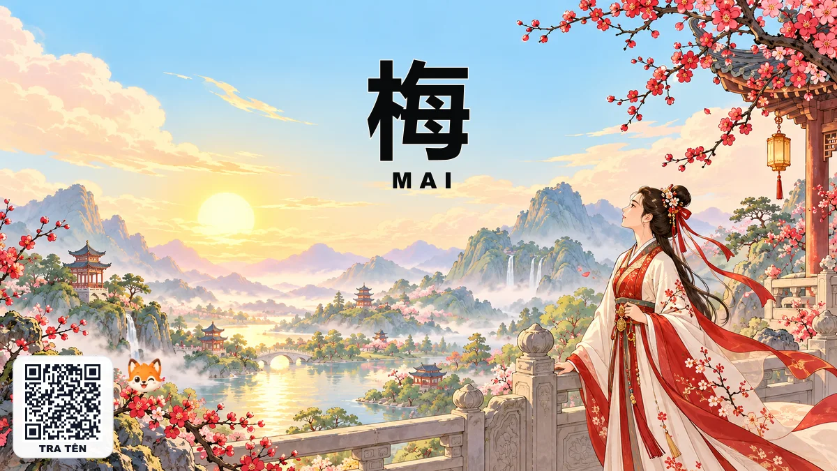 Tên MAI Trong Tiếng Trung Là Gì? Ý Nghĩa Tên Mai, Điển Tích & Những Nhân Vật Nổi Tiếng Nhất - FoxHSK