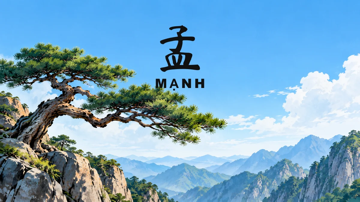 Tên MẠNH Trong Tiếng Trung Là Gì? Ý Nghĩa Tên Mạnh, Điển Tích & Những Nhân Vật Nổi Tiếng Nhất - FoxHSK