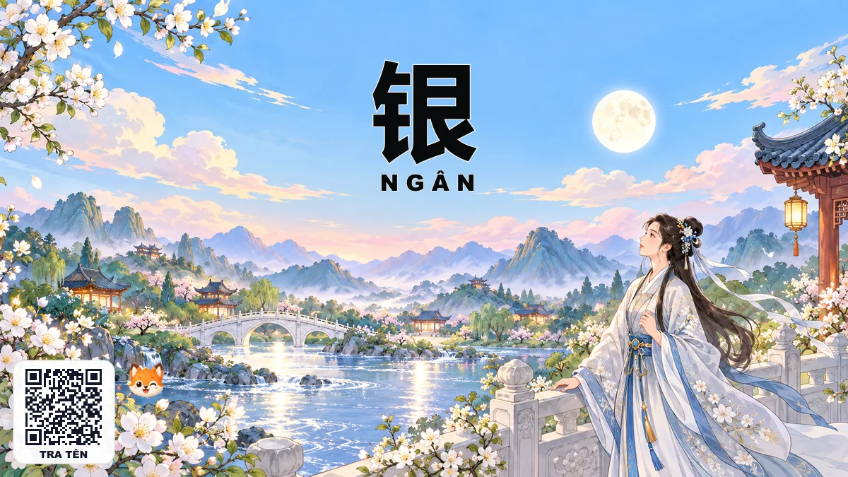Tên NGÂN Trong Tiếng Trung Là Gì? Ý Nghĩa Tên Ngân, Điển Tích & Những Nhân Vật Nổi Tiếng Nhất - FoxHSK