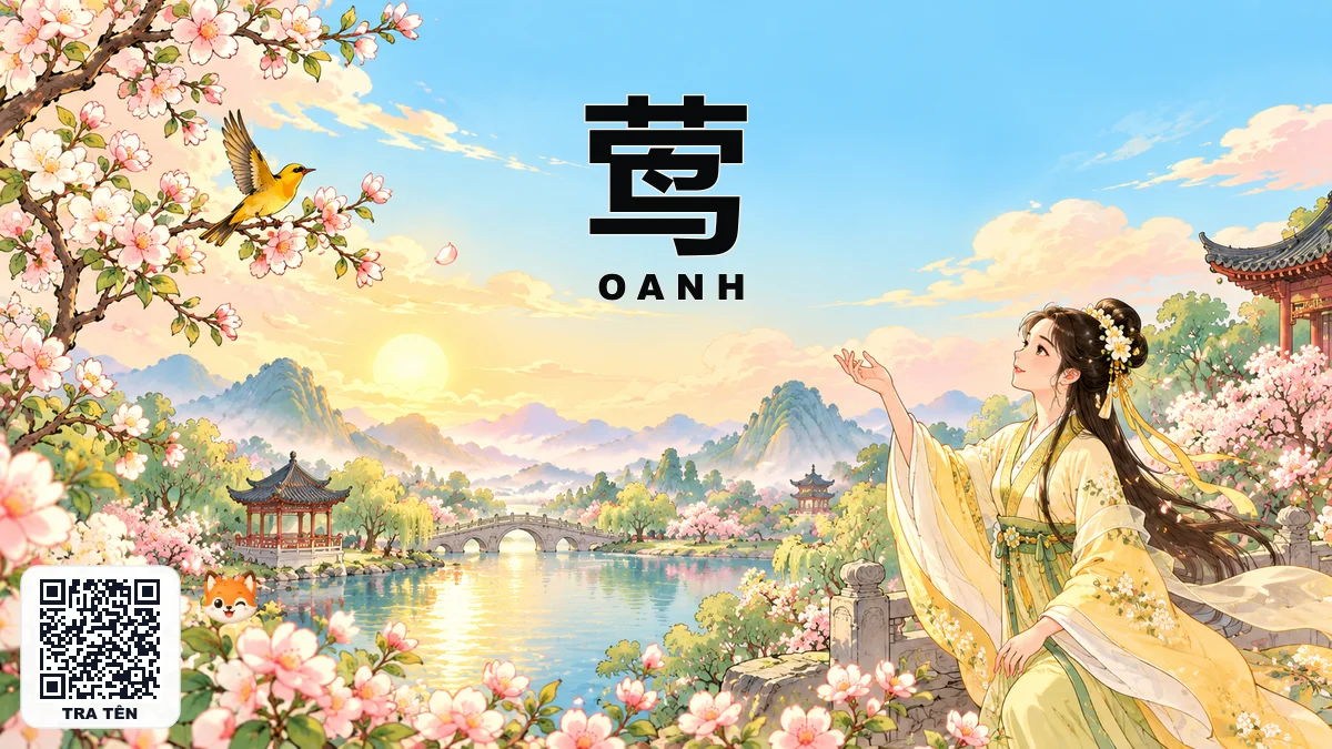 Tên OANH Trong Tiếng Trung Là Gì? Ý Nghĩa Tên Oanh, Điển Tích & Những Nhân Vật Nổi Tiếng Nhất - FoxHSK
