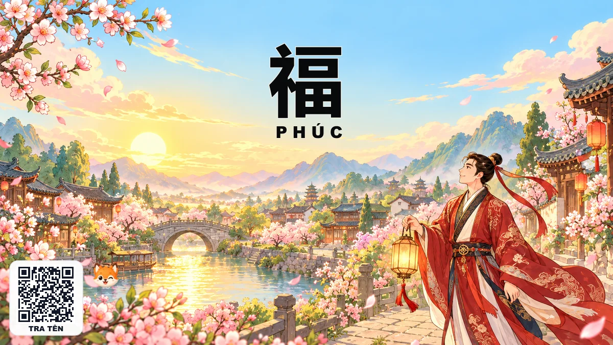 Tên PHÚC Trong Tiếng Trung Là Gì? Ý Nghĩa Tên Phúc, Điển Tích & Những Nhân Vật Nổi Tiếng Nhất - FoxHSK