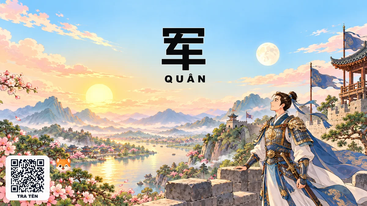 Tên QUÂN Trong Tiếng Trung Là Gì? Ý Nghĩa Tên Quân, Điển Tích & Những Nhân Vật Nổi Tiếng Nhất - FoxHSK