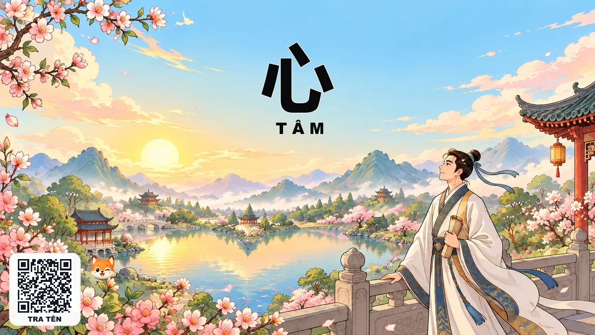 Tên TÂM Trong Tiếng Trung Là Gì? Ý Nghĩa Tên Tâm, Điển Tích & Những Nhân Vật Nổi Tiếng Nhất | FoxHSK