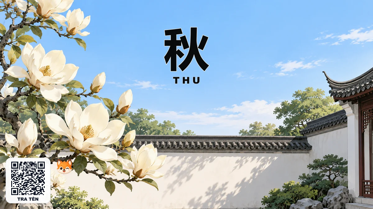 Tên THU Trong Tiếng Trung Là Gì? Ý Nghĩa Tên Thu, Điển Tích & Những Nhân Vật Nổi Tiếng Nhất - FoxHSK