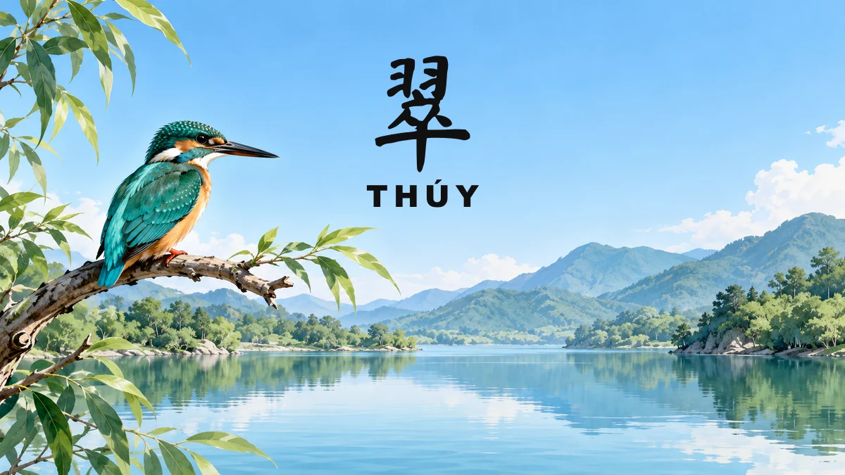 Tên THÚY Trong Tiếng Trung Là Gì? Ý Nghĩa Tên Thúy, Điển Tích & Những Nhân Vật Nổi Tiếng Nhất - FoxHSK