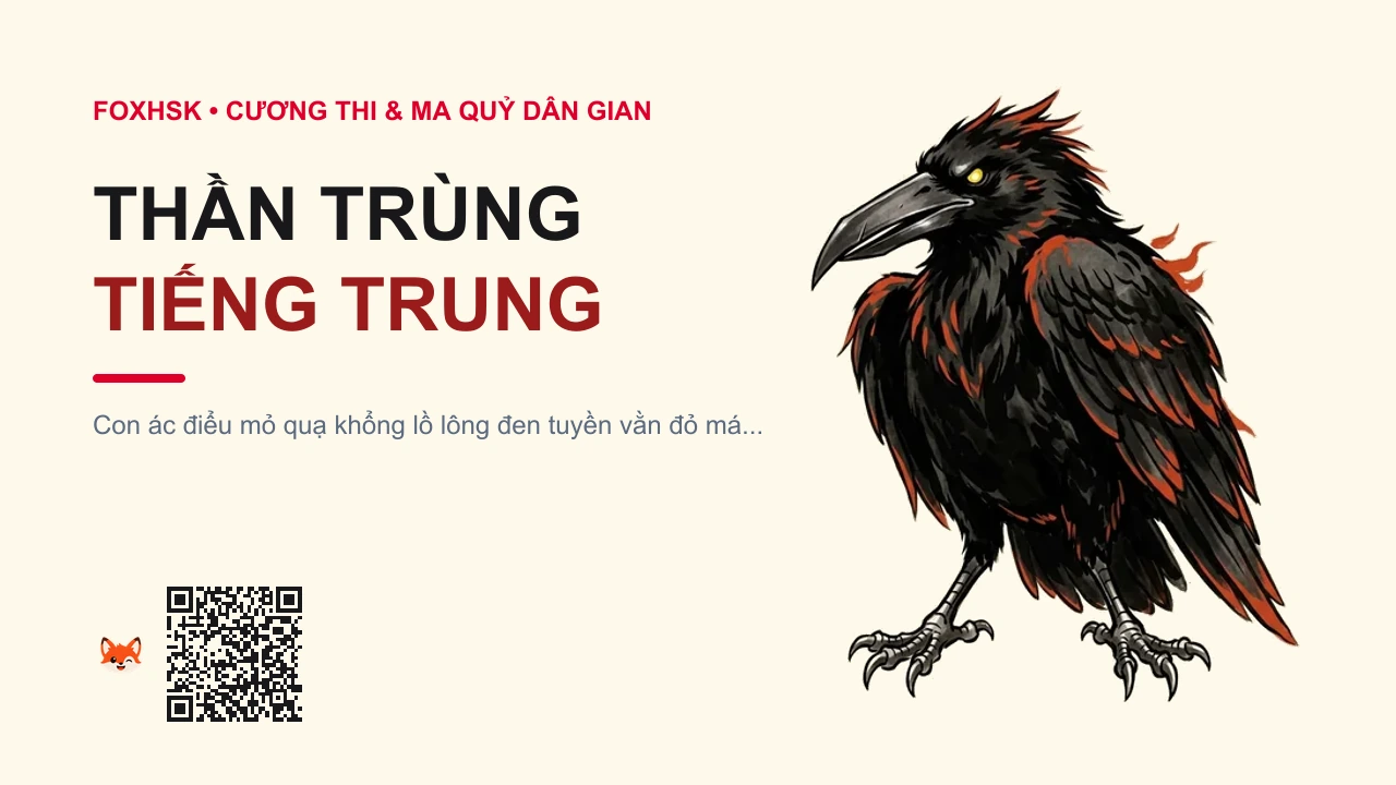 Thần Trùng Tiếng Trung Là Gì? (神冲 - shénchōng) • Nguồn Gốc Tang Lễ, Game Kinh Dị DUT Studio & Cách Trừ Tà Trùng Tang - FoxHSK