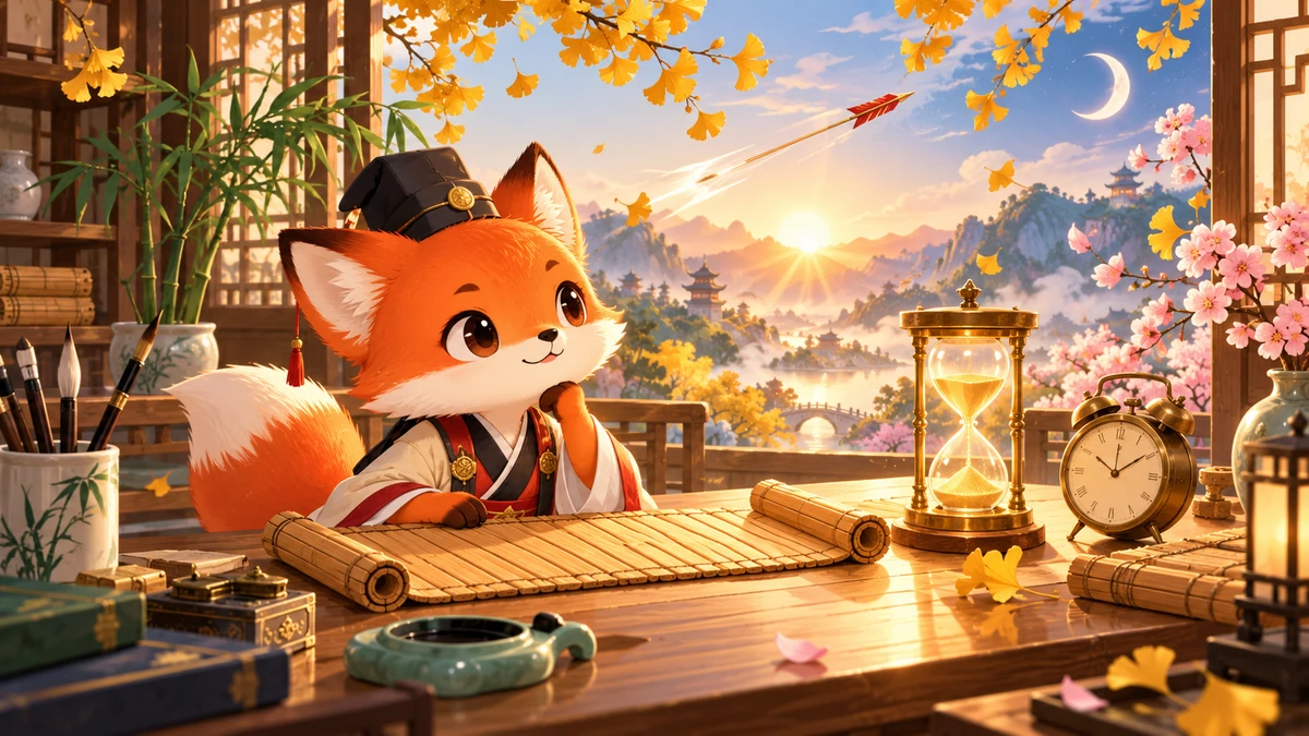 9 Thành Ngữ Tiếng Trung Về Thời Gian HSK 3–4 & Trọn Bộ 54 Thành Ngữ Thời Gian Thông Dụng Nhất - FoxHSK