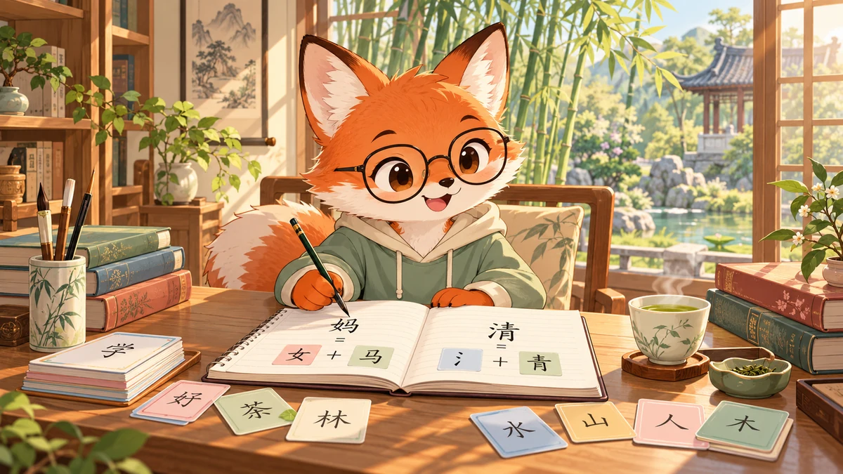 Bí Quyết Nhớ Nhanh 80% Chữ Hán Nhờ Thành Phần Biểu Âm (Phonetic Components) - FoxHSK