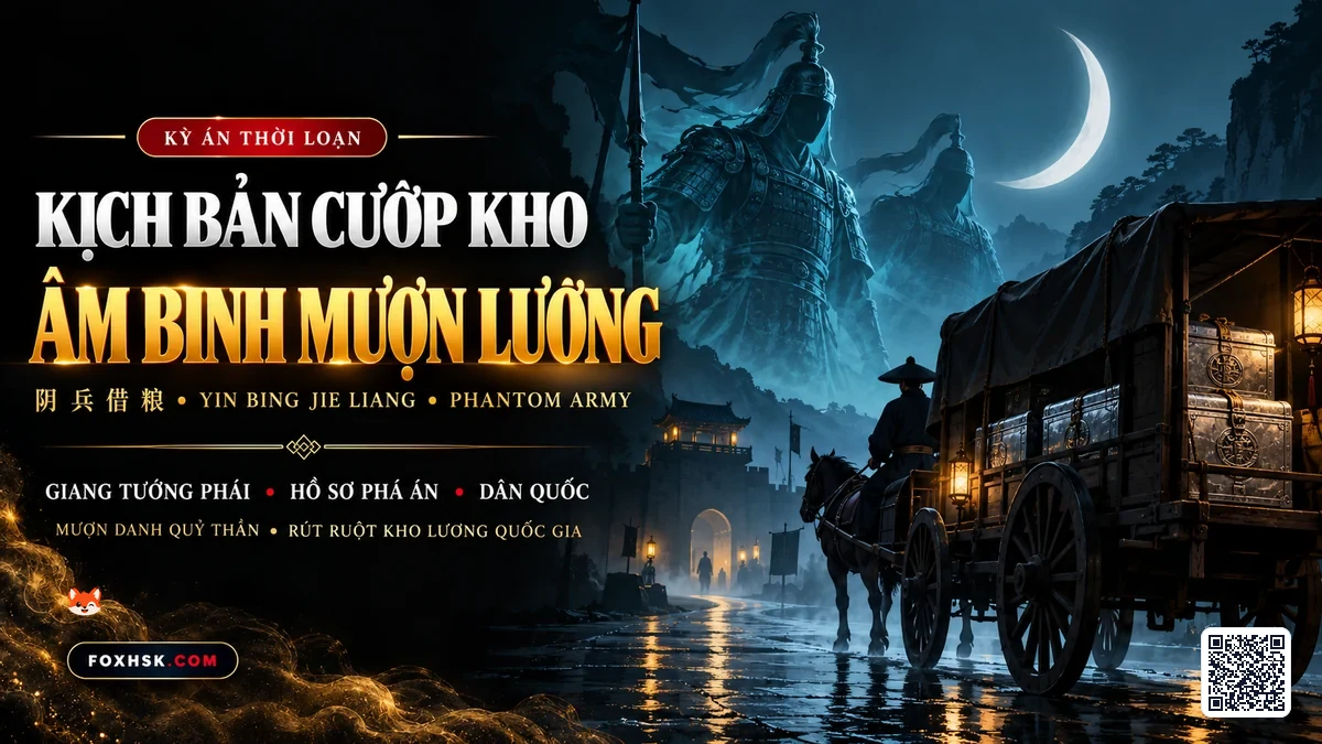 Màn Lừa "Âm Binh Mượn Lương" (阴兵借粮): Kịch Bản Ma Quỷ Cướp Kho Bạc Thời Loạn & Các Đại Án Lịch Sử - FoxHSK