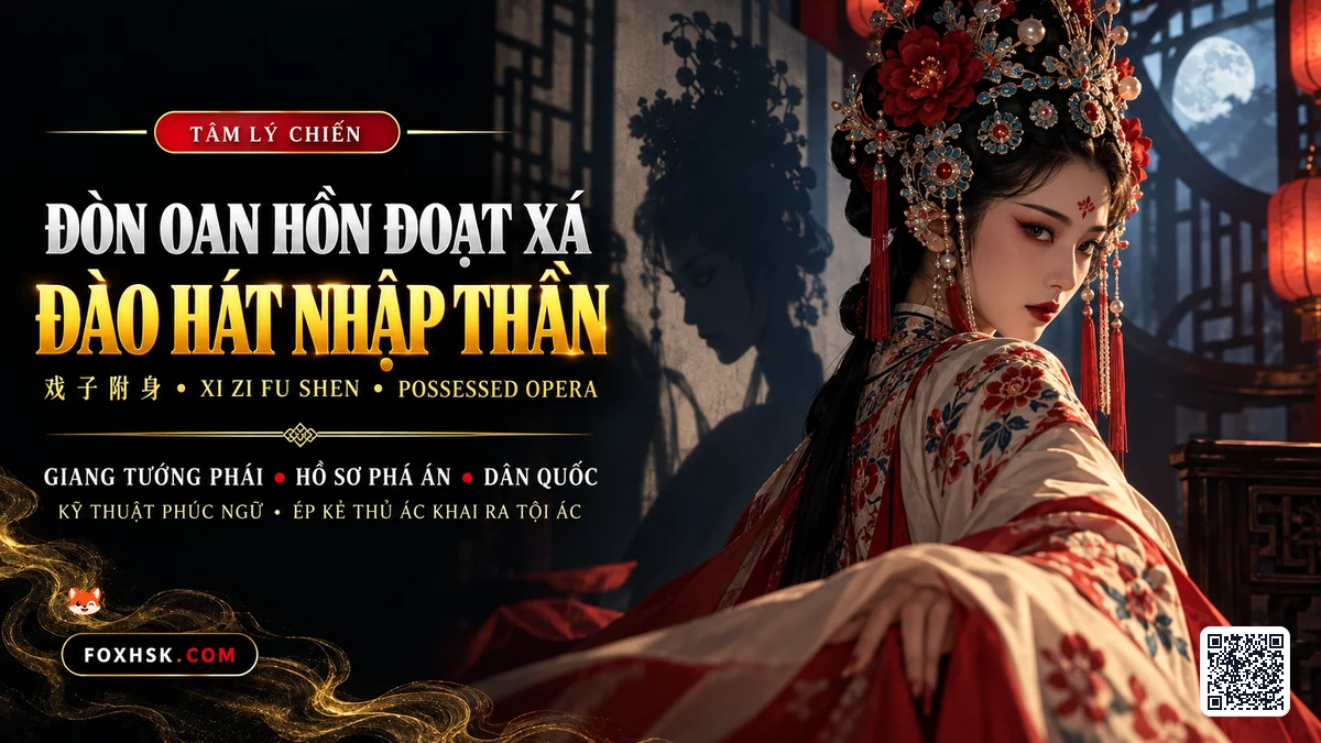 Thuật Oan Hồn Đoạt Xá (戏子附身): Đòn Tâm Lý Chiến Giả Ma Nhập Ép Kẻ Thủ Ác Tự Thú Của Đào Hát Giang Phi Yến | FoxHSK