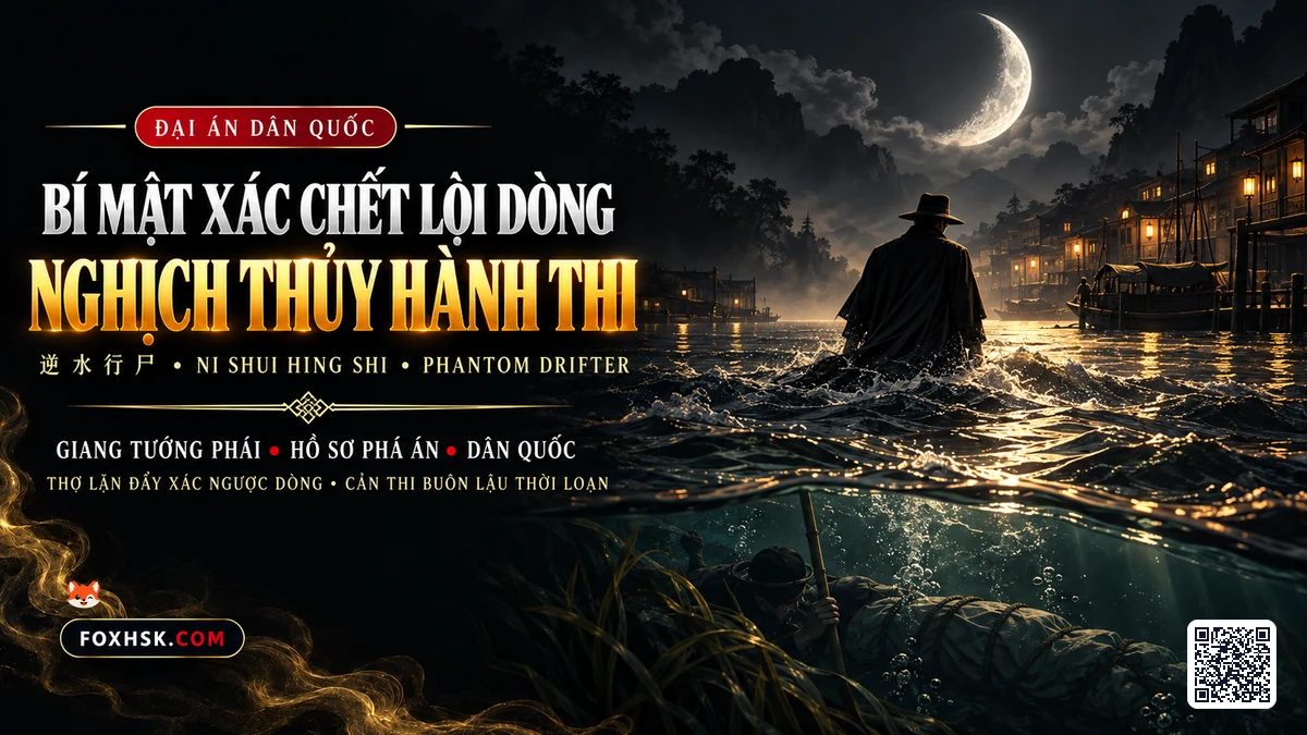 Nghịch Thủy Hành Thi (逆水行尸): Bí Mật Xác Chết Lội Ngược Dòng & Chiêu Cản Thi Buôn Lậu Thuốc Phiện Thời Loạn - FoxHSK