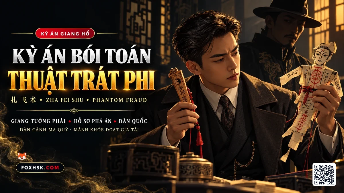 Thuật Trát Phi (扎飞术): Mánh Khóe Dàn Cảnh Ma Quỷ Lừa Đảo Đoạt Gia Tài Của Giới Bói Toán Dân Quốc - FoxHSK
