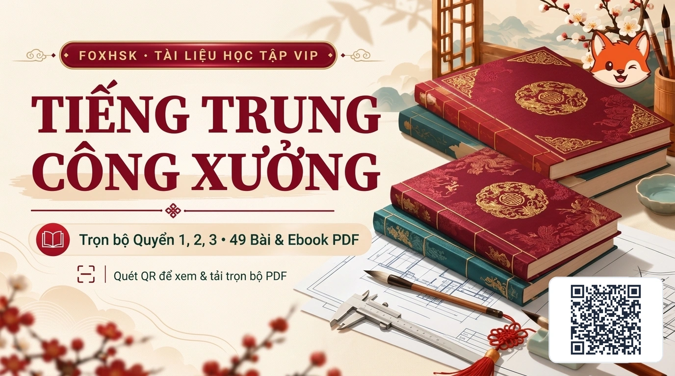 Ebook PDF Tiếng Trung Công Xưởng Trọn Bộ Quyển 1 2 3