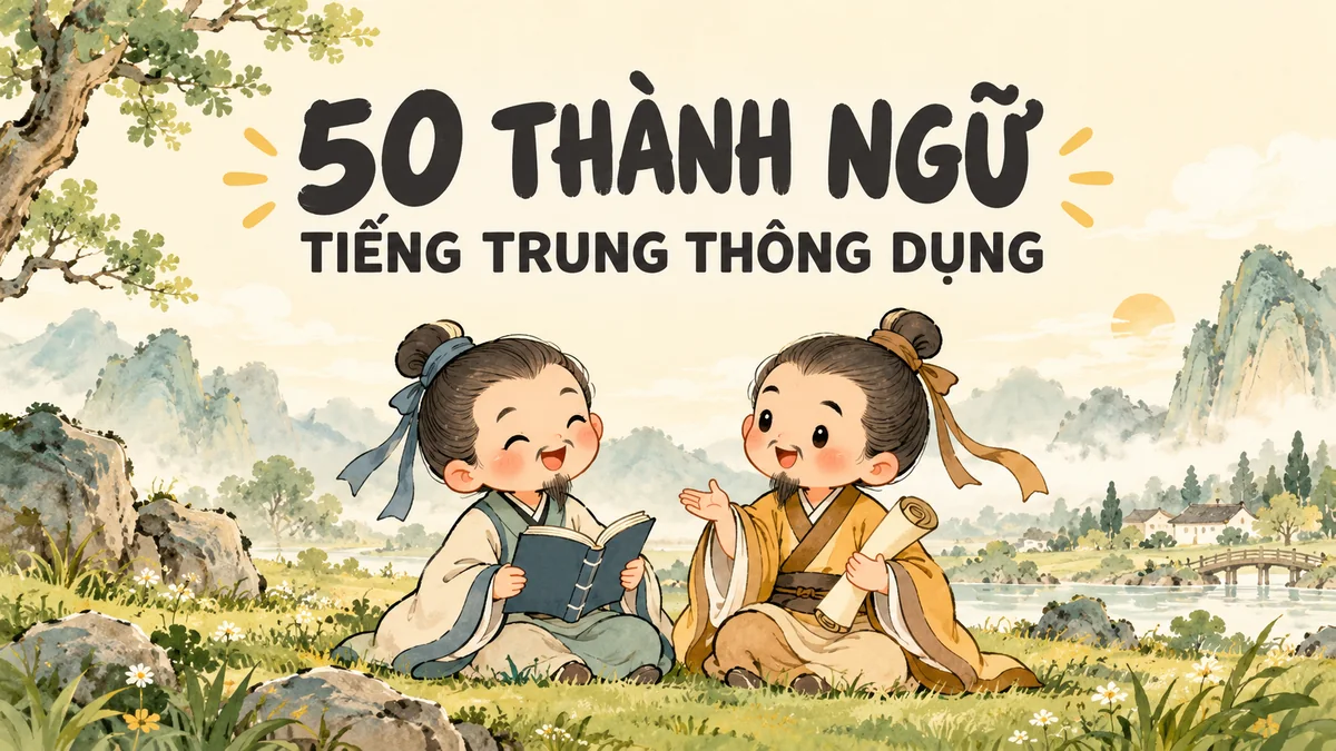 Tổng hợp 50 câu thành ngữ tiếng Trung thông dụng trong đời sống hiện đại - FoxHSK