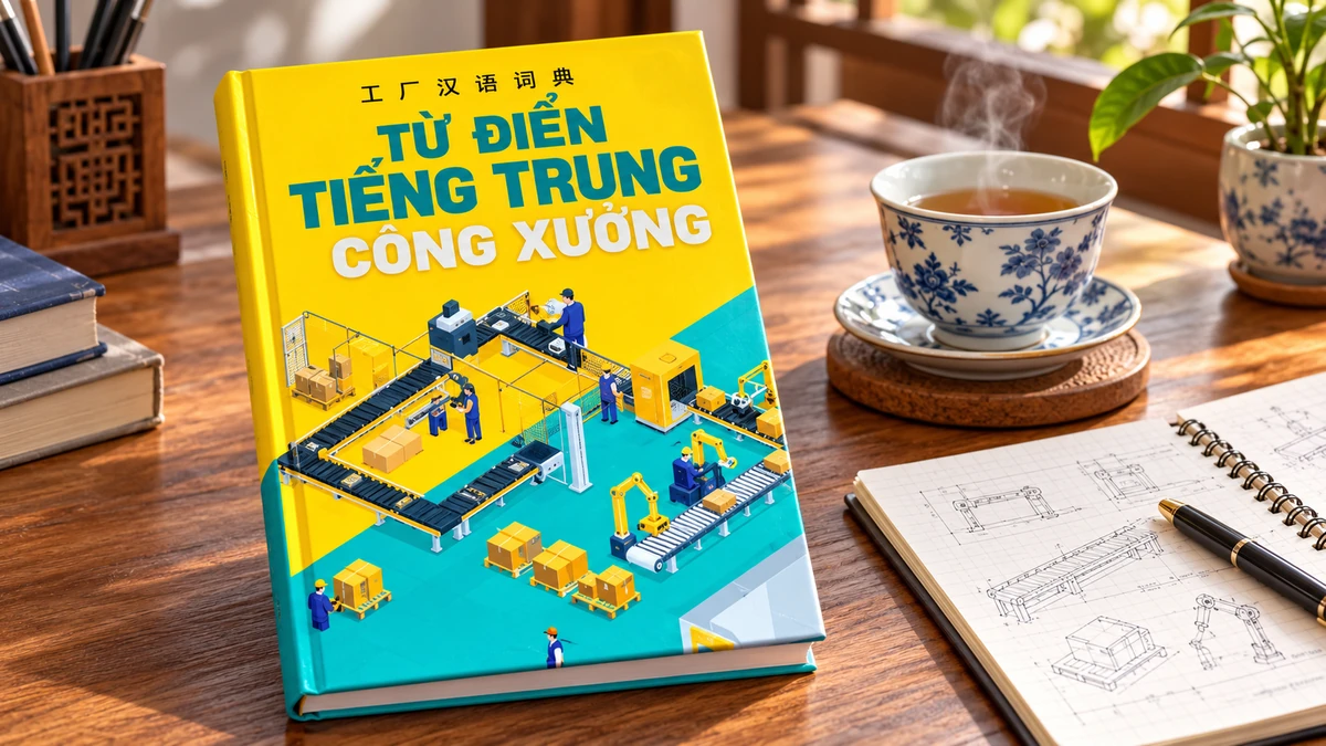 Tải Sách Từ Điển Tiếng Trung Công Xưởng (26 Chuyên Ngành Nhà Máy Sản Xuất, Cơ Khí, Điện Tử, May Mặc, Giày Da) - Bản Số Hóa & PDF Miễn Phí - FoxHSK