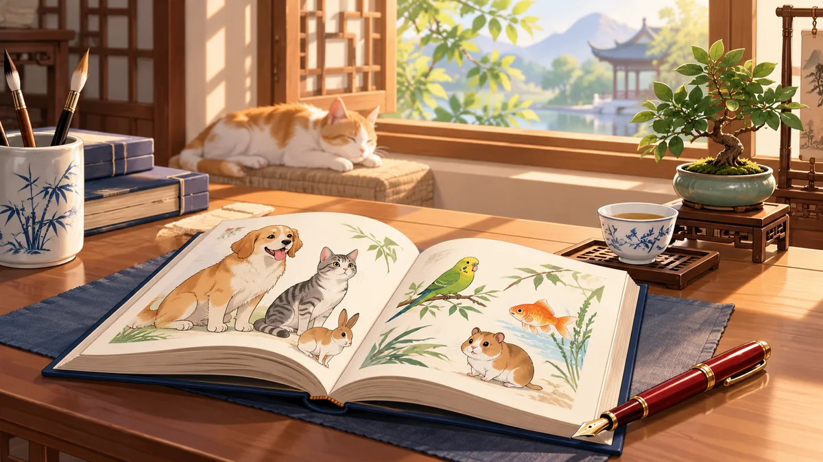 Từ Vựng Tiếng Trung Chủ Đề Thú Cưng - FoxHSK