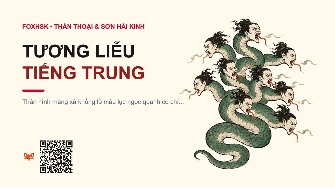 Tương Liễu Tiếng Trung Là Gì? (相柳 - xiāngliǔ) • Nguồn Gốc Sơn Hải Kinh - Hải Ngoại, Dấu Ấn Pop Culture & Phương Pháp Hóa Giải - FoxHSK