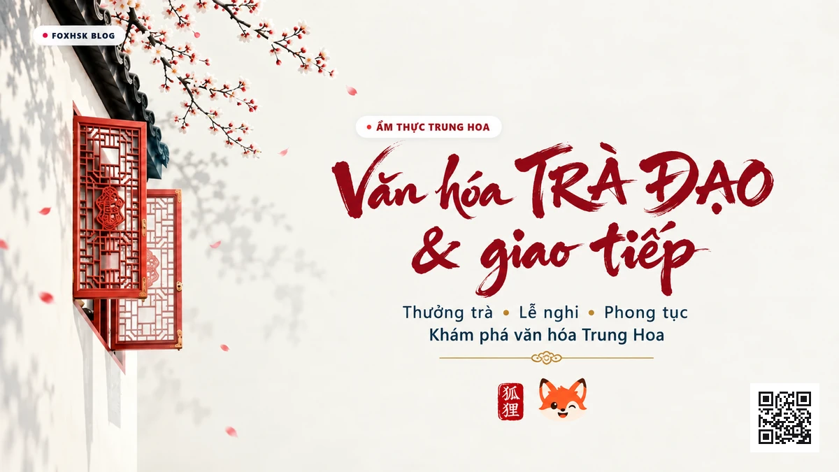 Văn Hóa Trà Đạo và Phong Tục Giao Tiếp Tinh Tế Người Hoa | FoxHSK - FoxHSK