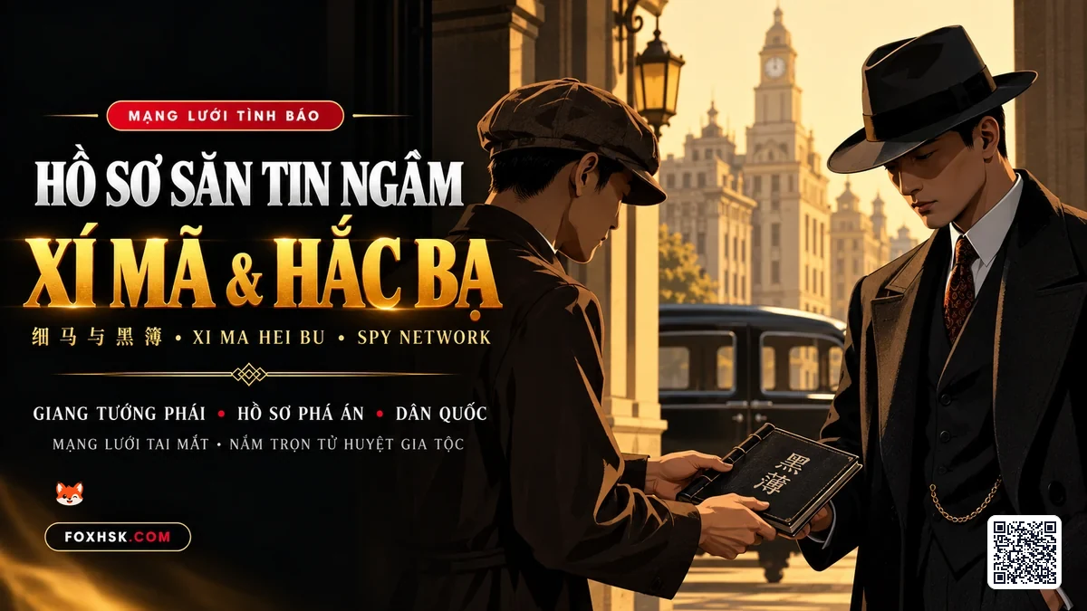 Xí Mã & Hắc Bạ (细马与黑簿): Mạng Lưới Săn Tin Ngầm Khiến Thầy Bói Phán Vanh Vách Bí Mật Gia Tộc - FoxHSK
