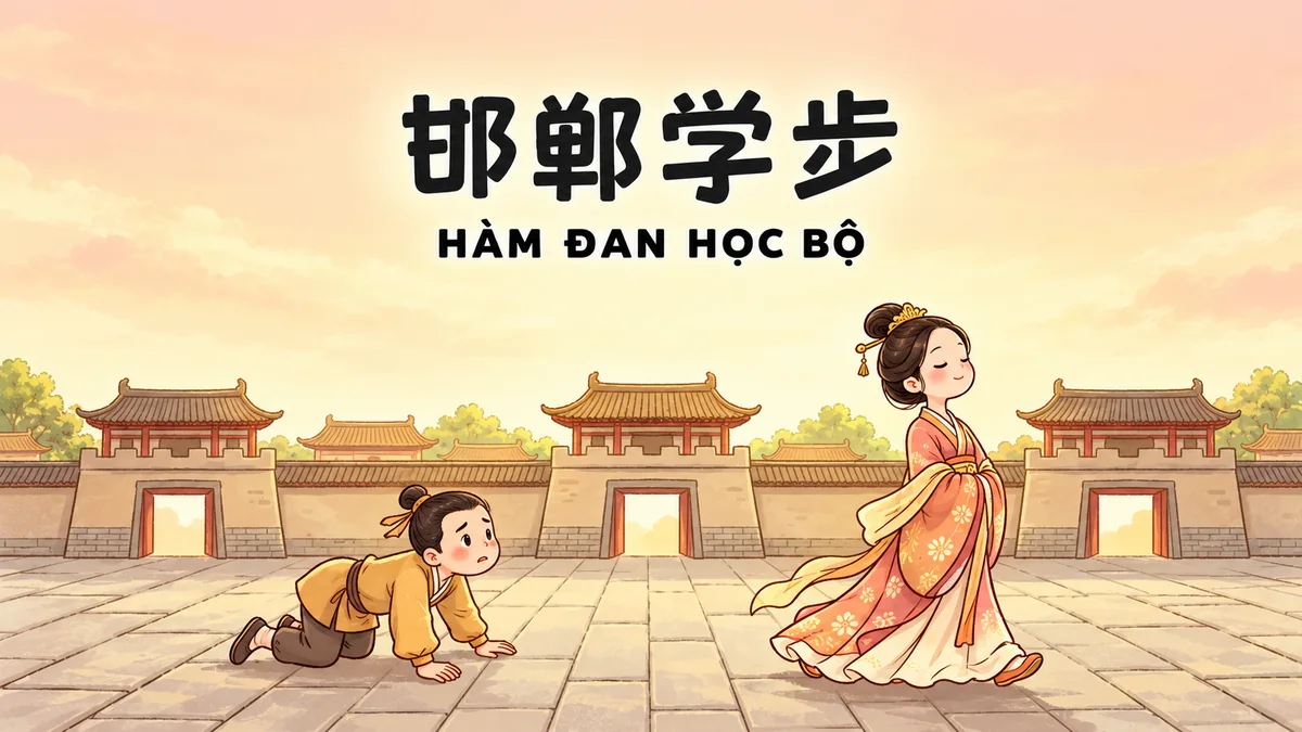 Ý Nghĩa Thành Ngữ Hàm Đan Học Bộ (邯郸学步): Điển Cố Học Dáng Đi Hàm Đan & Giữ Gìn Bản Sắc - FoxHSK
