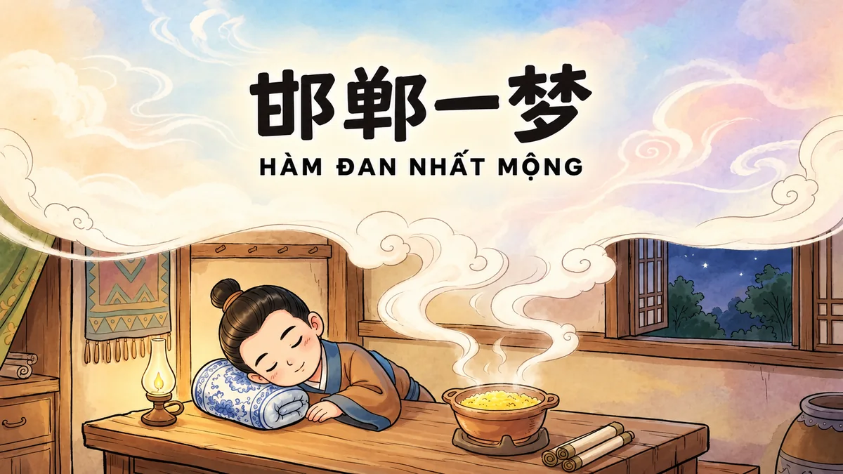 Ý Nghĩa Thành Ngữ Hàm Đan Nhất Mộng (邯郸一梦): Điển Cố Giấc Mộng Hoàng Lương & Hư Ảo Phú Quý Phù Vân | FoxHSK