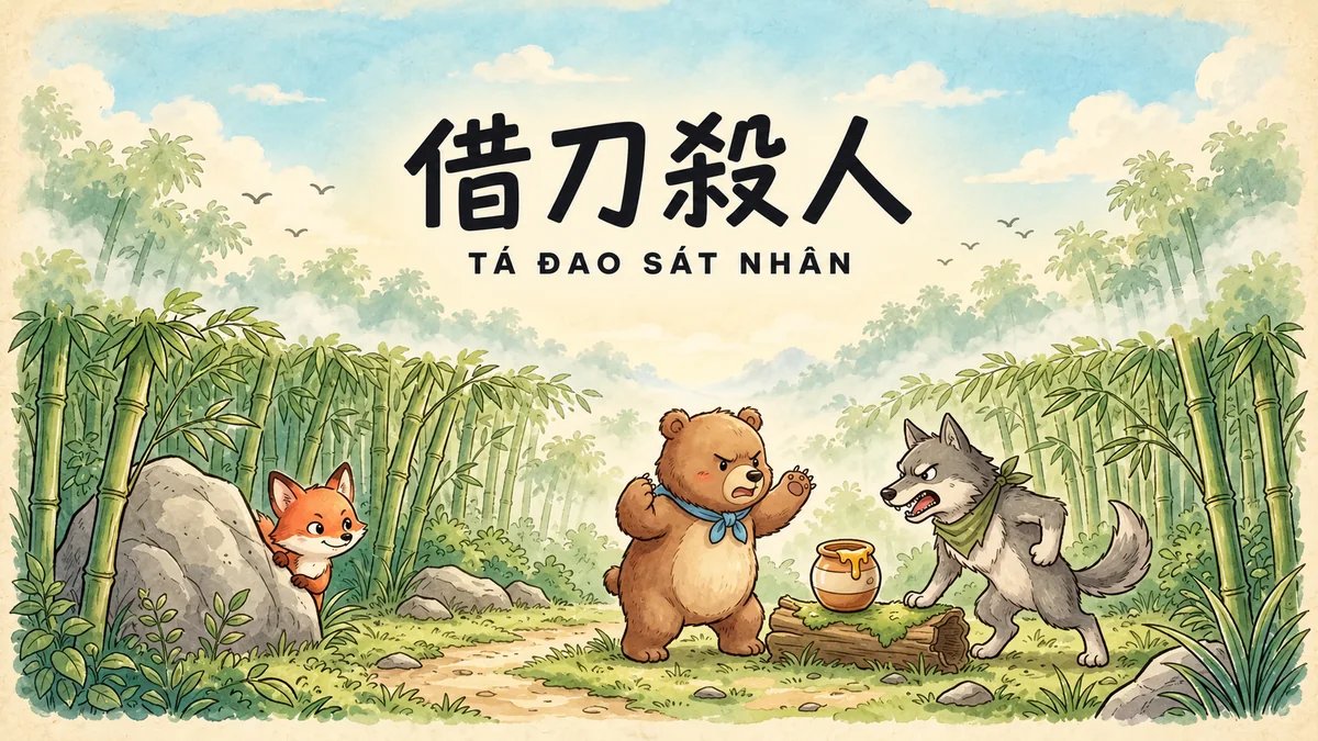 Ý Nghĩa Thành Ngữ Tá Đao Sát Nhân (借刀杀人): Kế Thứ Ba Trong 36 Kế Binh Pháp & Bài Học Tránh Bị Lợi Dụng - FoxHSK