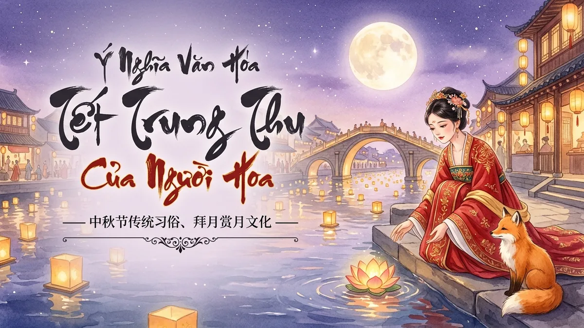Ý Nghĩa Văn Hóa Tết Trung Thu của Người Hoa Đầy Đủ Nhất | FoxHSK - FoxHSK