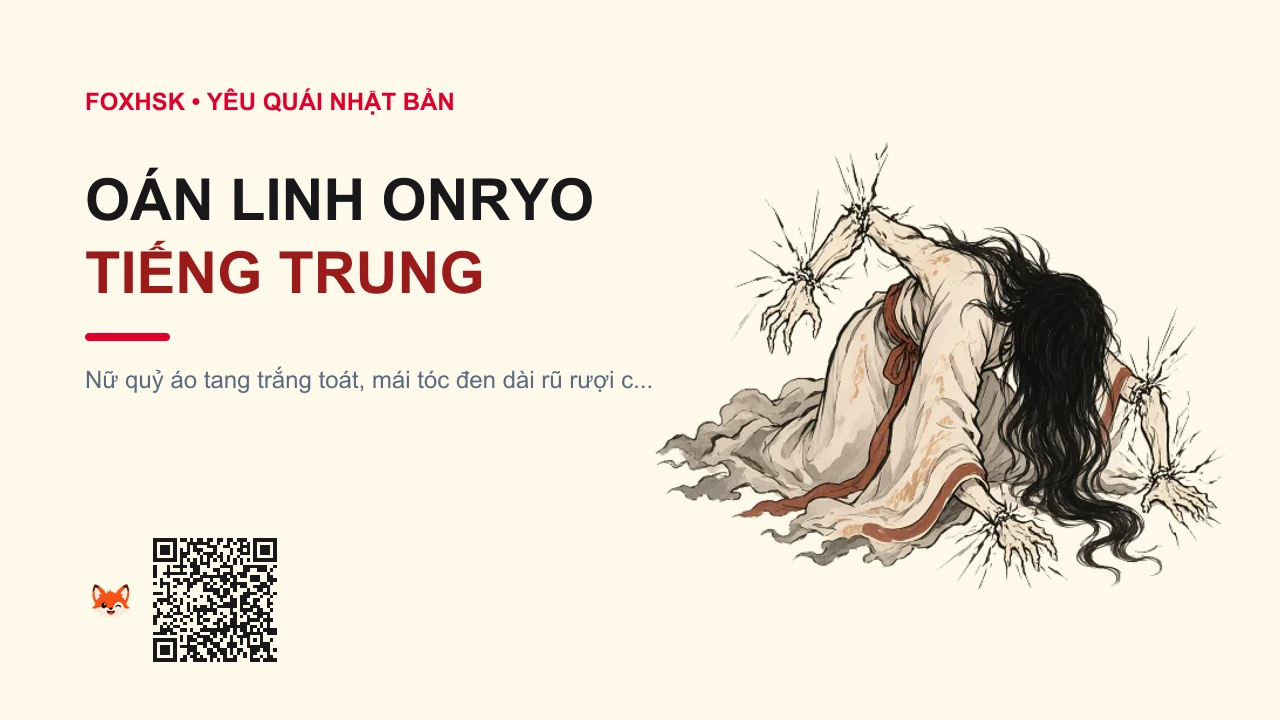 Oán Linh Onryo Tiếng Trung Là Gì? (怨灵 - yuànlíng) • Nguồn Gốc Điển tích Oiwa, Bancho, Dấu Ấn Pop Culture & Phương Pháp Hóa Giải - FoxHSK