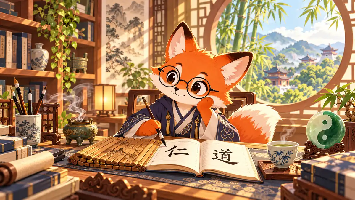 《中国文化常识》 Chương 1: 中国传统思想 (Tư Tưởng Truyền Thống Trung Quốc) - Số Hóa Kèm Ảnh Gốc - FoxHSK