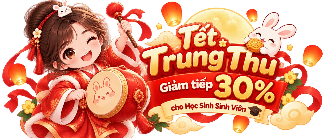 Quà Trung Thu Giảm Tiếp 30% Cho Học Sinh Sinh Viên FoxHSK