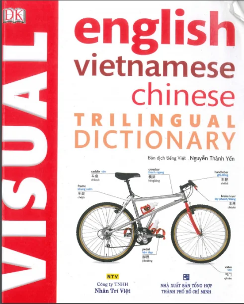 Bìa sách từ điển hình ảnh tam ngữ Anh- Trung- Việt
